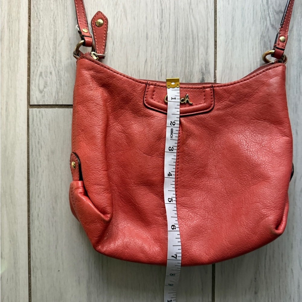 Coach Coral Leather Crossbody Bag - Picture 7 of 10